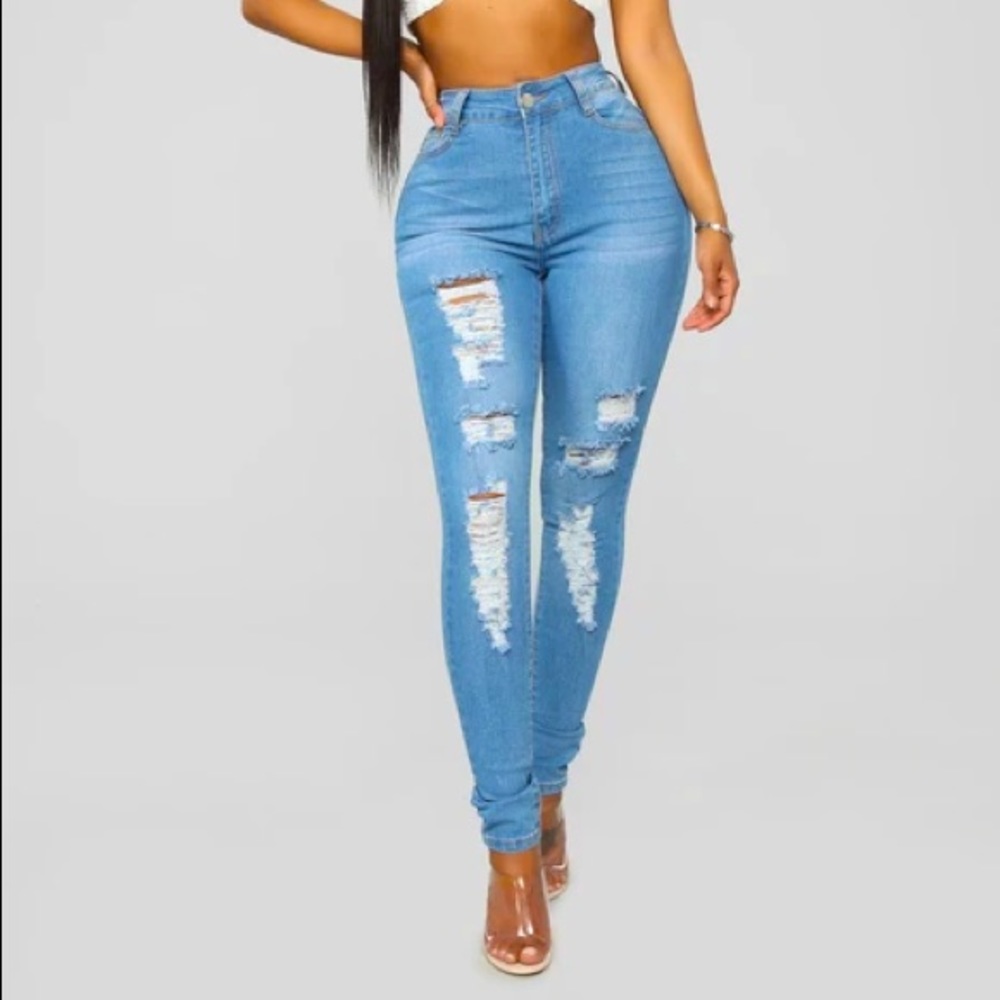 Fashion Nova Fantasea Nights High Waist Jeans